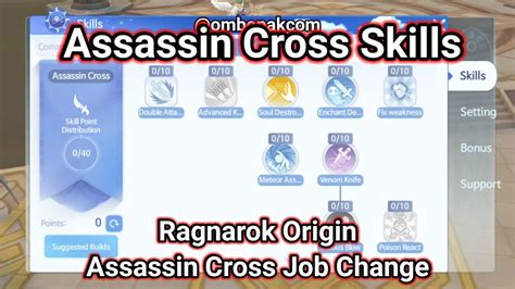 Ragnarok Job Guides: Assassin Cross.